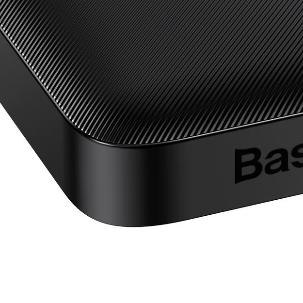Baseus Bipow Fast Charging Power Bank 10000mAh 20W Black (Overseas Edition) + USB-A - Micro USB 0.25m Black Cable (PPBD050301) 5