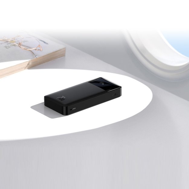 Baseus Bipow Fast Charging Power Bank 10000mAh 20W Black (Overseas Edition) + USB-A - Micro USB 0.25m Black Cable (PPBD050301) 14