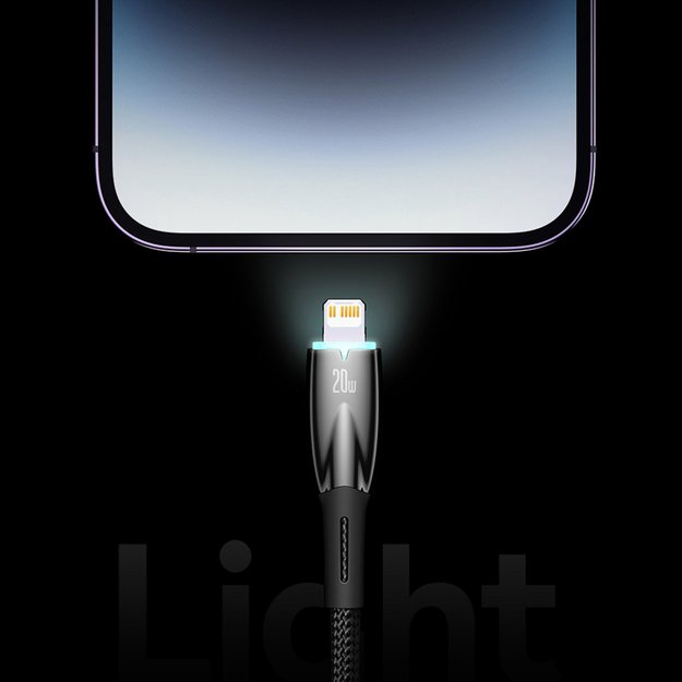 Baseus CADH000101 Lightning - USB-C PD cable 20W 480Mb/s 2m - black 11