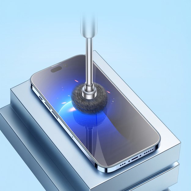 Baseus Full Screen Tempered Glass for iPhone 14 Pro Max with Speaker Cover 0.4mm + Mounting Kit 14