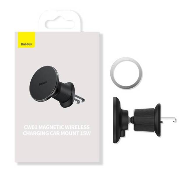 MagSafe 15W USB C 25W Baseus CW01 inductive car charger - black 9