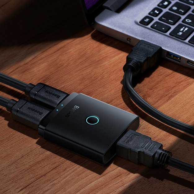 Baseus AirJoy 2in1 4K 60Hz bi-directional HDMI adapter - black 12