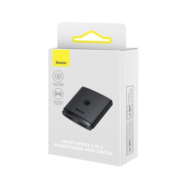 Baseus AirJoy 2in1 4K 60Hz bi-directional HDMI adapter - black 10