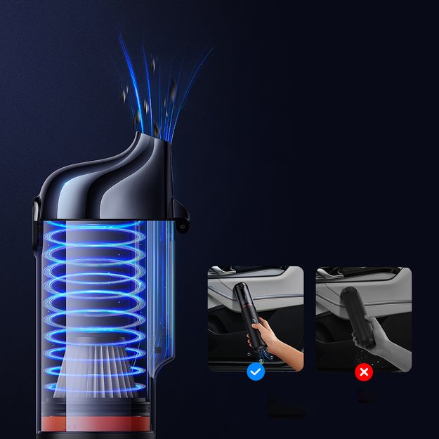 Baseus A5 16000Pa car vacuum cleaner - black 11