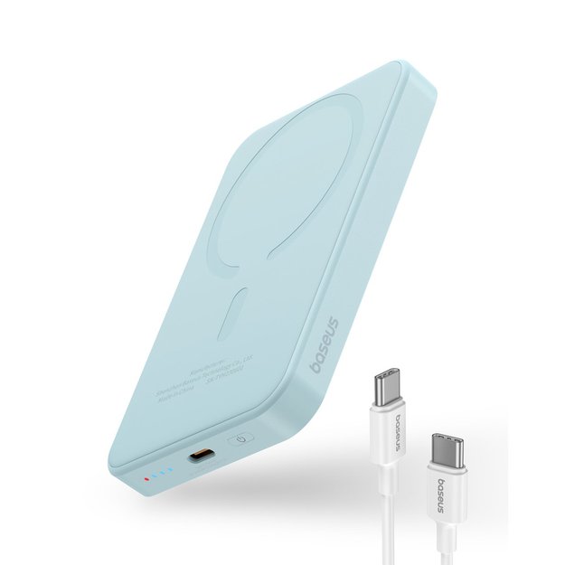 Baseus mini power bank 5000mAh 20W + USB-C cable (20V/3A) - blue 1