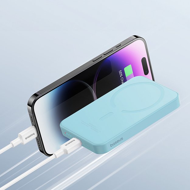 Baseus mini power bank 5000mAh 20W + USB-C cable (20V/3A) - blue 8