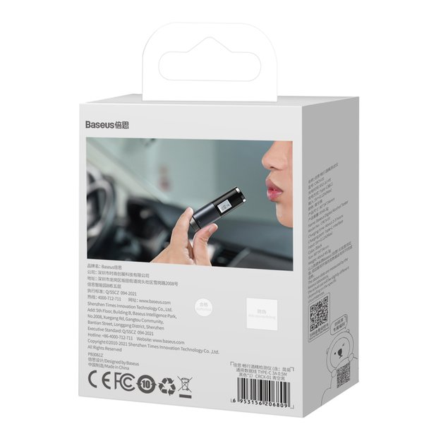 Baseus breathalyzer (CRCX-01) - black 5