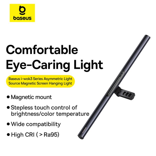 Baseus i-wok 3 BS-LT007 monitor lamp, magnetic, asymmetric - black 8