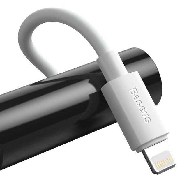 Baseus Simple Wisdom Lightning / USB-C cable 20W 1.5 m 2 pcs - white 6