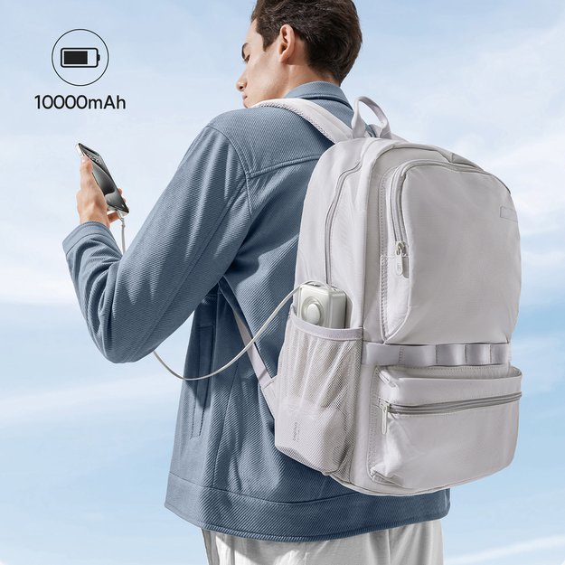 Baseus Free2Pull 10000mAh 30W powerbank with USB-C port and retractable USB-C cable - gray 9