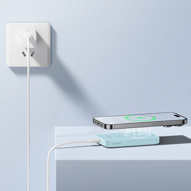 Baseus mini power bank 5000mAh 20W + USB-C cable (20V/3A) - blue 12