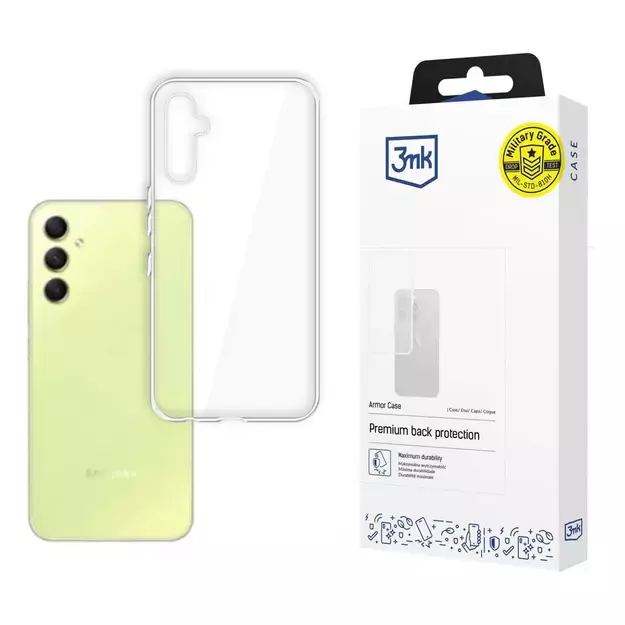 3mk Armor Case for Samsung Galaxy A35 5G - transparent