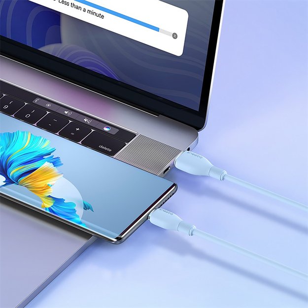 Baseus Pudding 100W USB-A - USB-C Cable 2m - Blue 7