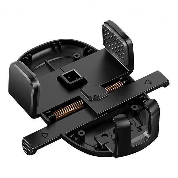 Baseus UltraControl Pro Clamp-on Car Holder with Suction Cup/Hook for Air Vent - Black 3