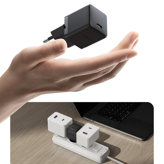 Baseus Palm 20W USB-C Wall Charger - Black 7