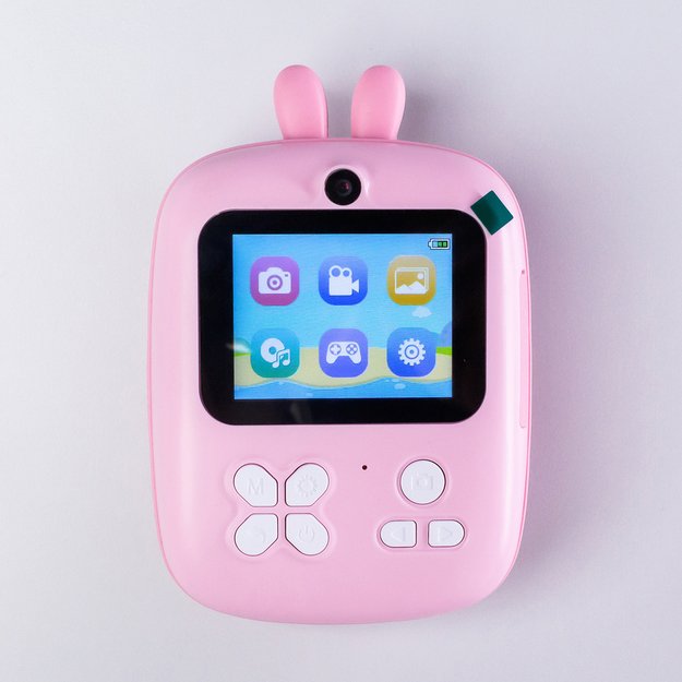 Mini Thermal Printer for Kids with Camera and Camcorder - Pink 8