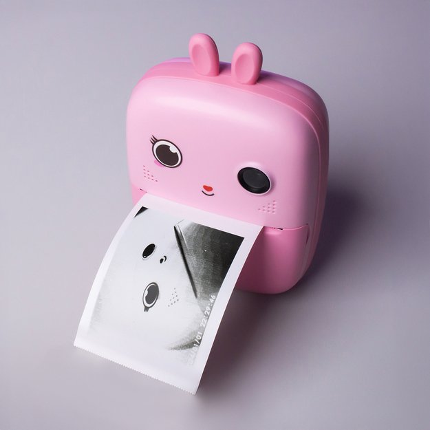 Mini Thermal Printer for Kids with Camera and Camcorder - Pink 5