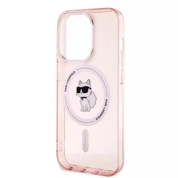 Karl Lagerfeld IML Choupette MagSafe case for iPhone 14 Pro Max - pink 12