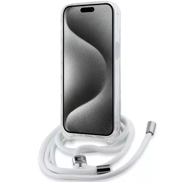 Karl Lagerfeld IML Choupette Head&amp Cord MagSafe case for iPhone 15 / 14 / 13 - transparent 12