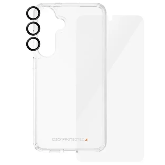 PanzerGlass Bundle 3in1 Transparent Case + Film + Camera Protector for Samsung Galaxy S24 2