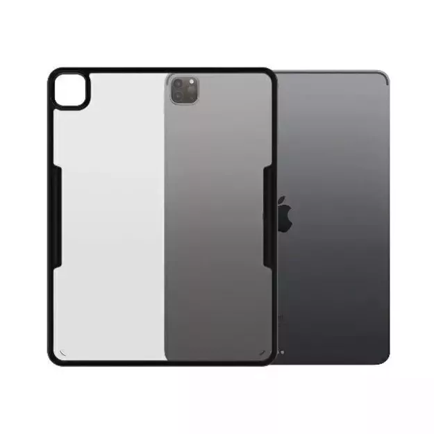 PanzerGlass ClearCase antibacterial case for iPad Pro 12.9&quot  2018 / 2020 / 2021 - transparent and black 2