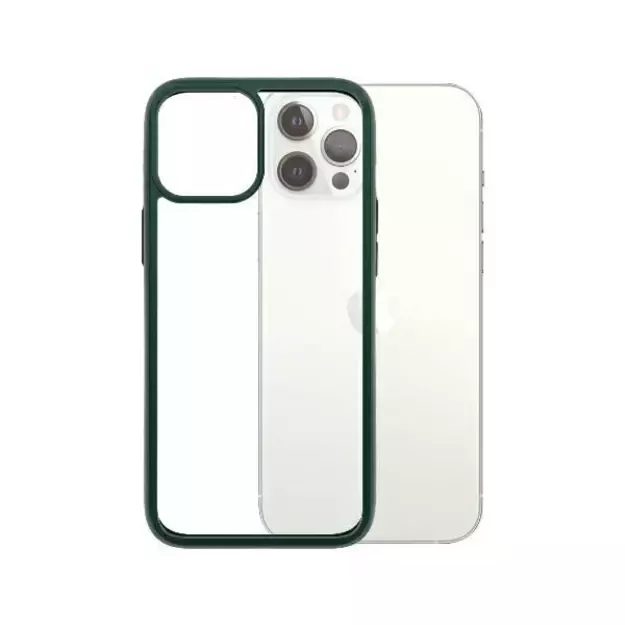 PanzerGlass ClearCase case for iPhone 12 Pro Max - transparent and green 1