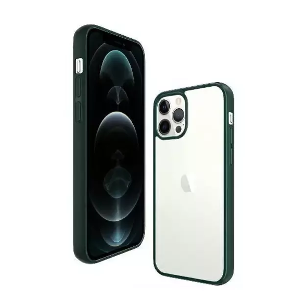 PanzerGlass ClearCase case for iPhone 12 Pro Max - transparent and green 2