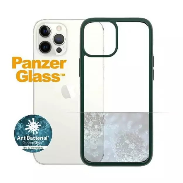 PanzerGlass ClearCase case for iPhone 12 Pro Max - transparent and green 4