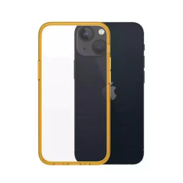 PanzerGlass ClearCase Antibacterial Military Grade Certified Case for iPhone 13 Mini - Transparent Yellow 1