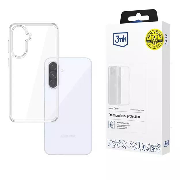 3mk Armor Case for Samsung Galaxy A36 5G - Transparent