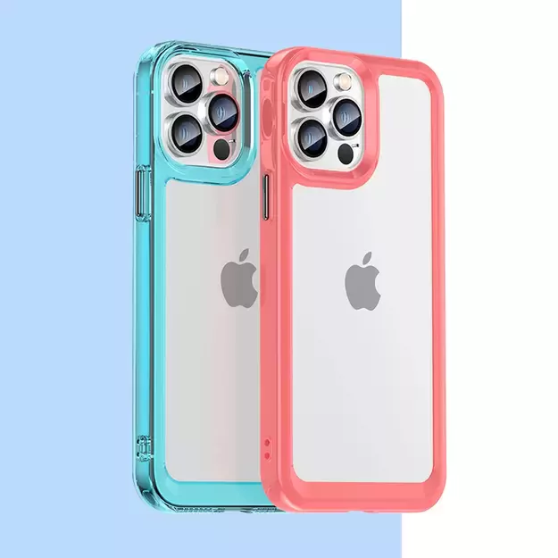 Outer Space Case Case for iPhone 12 Pro Max Hard Cover with Gel Frame Red 6