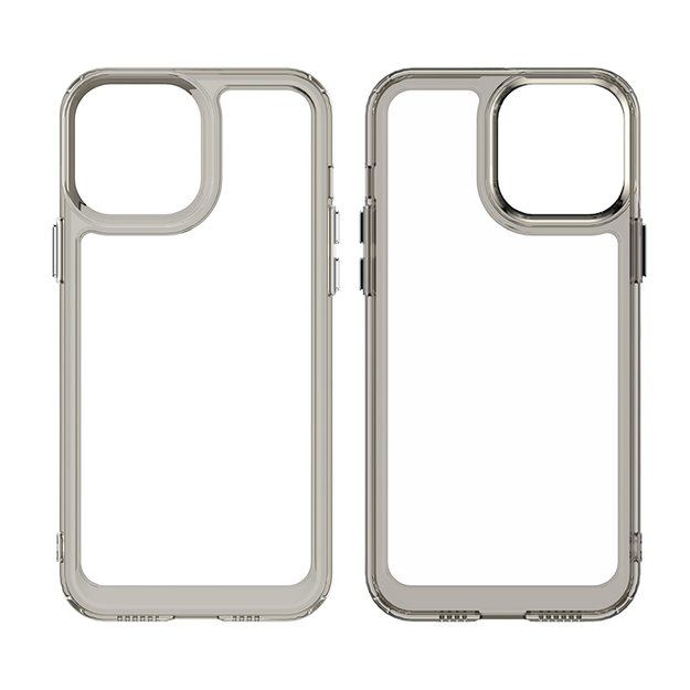 Outer Space Case Case for iPhone 12 Pro Max Hard Cover with Gel Frame Red 18