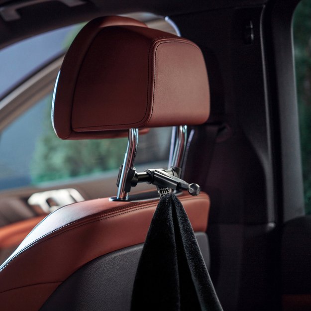 Wozinsky car headrest holder with hanger black (WTHBK2) 25