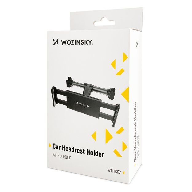 Wozinsky car headrest holder with hanger black (WTHBK2) 23