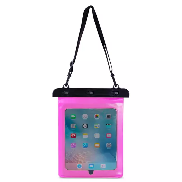 Waterproof PVC tablet case - pink 5