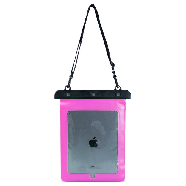 Waterproof PVC tablet case - pink 3