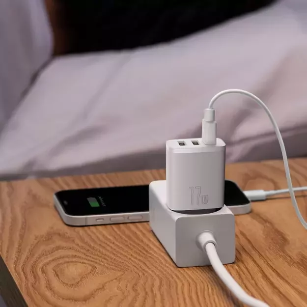 Baseus Compact charger 3x USB 17W white (CCXJ020102) 12