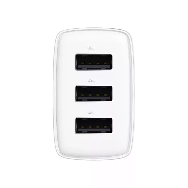 Baseus Compact charger 3x USB 17W white (CCXJ020102) 3