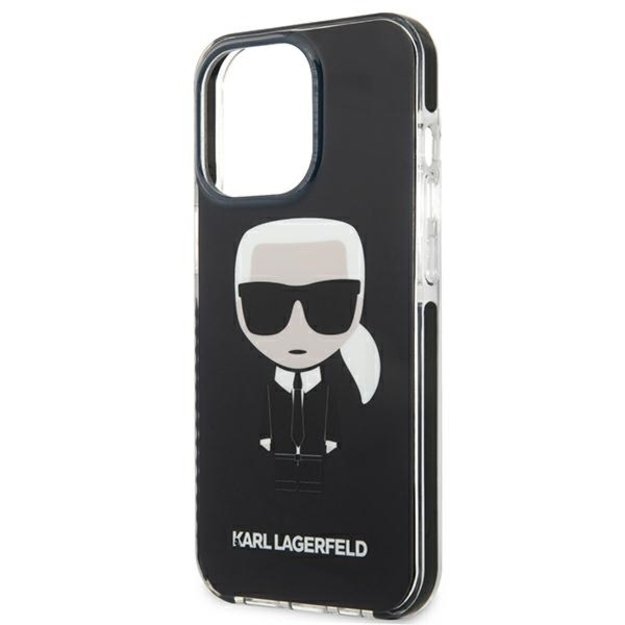 Karl Lagerfeld KLHCP13LTPEIKK iPhone 13 Pro / 13 6,1  hardcase czarny/black Iconik Karl 5