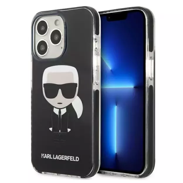 Karl Lagerfeld KLHCP13LTPEIKK iPhone 13 Pro / 13 6,1  hardcase czarny/black Iconik Karl