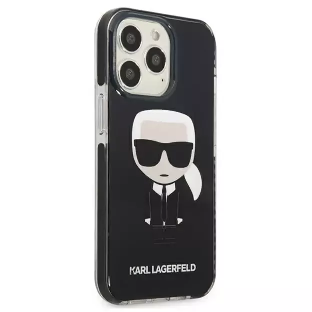 Karl Lagerfeld KLHCP13LTPEIKK iPhone 13 Pro / 13 6,1  hardcase czarny/black Iconik Karl 10