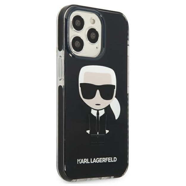Karl Lagerfeld KLHCP13LTPEIKK iPhone 13 Pro / 13 6,1  hardcase czarny/black Iconik Karl 3