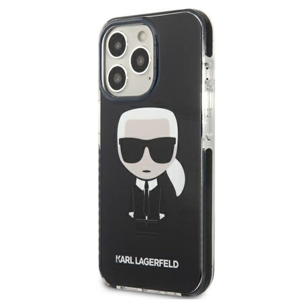 Karl Lagerfeld KLHCP13LTPEIKK iPhone 13 Pro / 13 6,1  hardcase czarny/black Iconik Karl 1