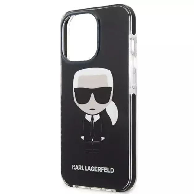 Karl Lagerfeld KLHCP13LTPEIKK iPhone 13 Pro / 13 6,1  hardcase czarny/black Iconik Karl 12