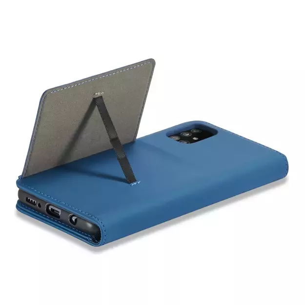 Magnet Card Case For Samsung Galaxy A12 5G Pouch Wallet Card Holder Blue 24