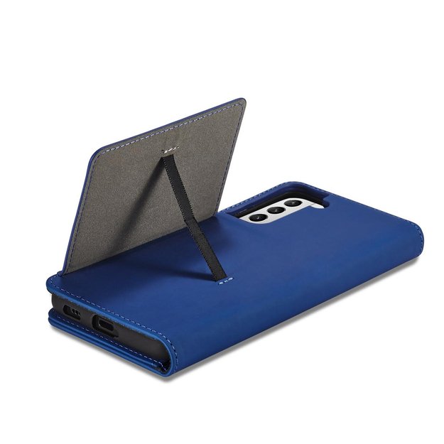 Magnet Card Case Case for Samsung Galaxy S22 + (S22 Plus) Pouch Wallet Card Holder Blue 8