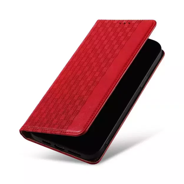 Magnet Strap Case Case for iPhone 12 Pro Max Pouch Wallet + Mini Lanyard Pendant Red 20
