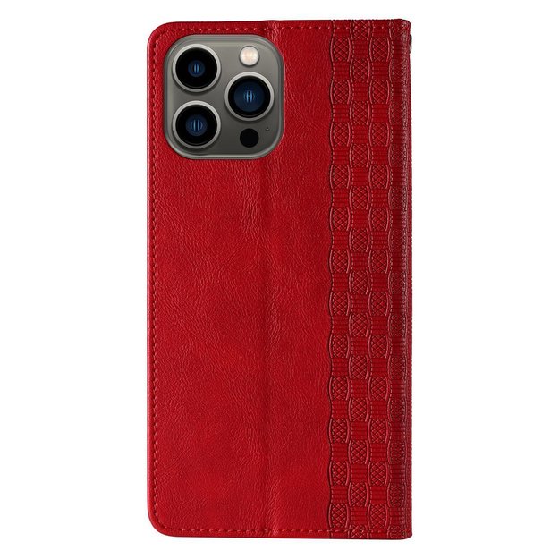 Magnet Strap Case Case for iPhone 12 Pro Max Pouch Wallet + Mini Lanyard Pendant Red 5