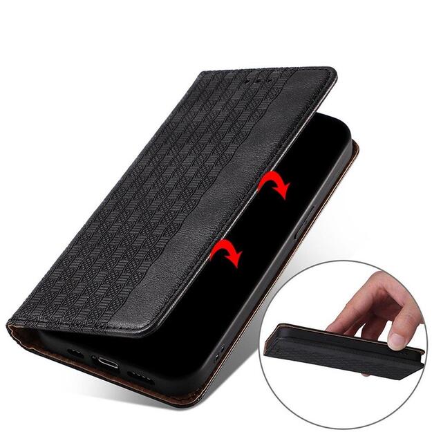 Magnet Strap Case Case for Samsung Galaxy A13 5G Pouch Wallet + Mini Lanyard Pendant Black 1