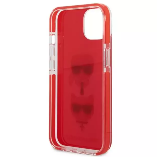 Karl Lagerfeld KLHCP13STPE2TR iPhone 13 mini 5,4  hardcase czerwony/red Karl&Choupette Head 6